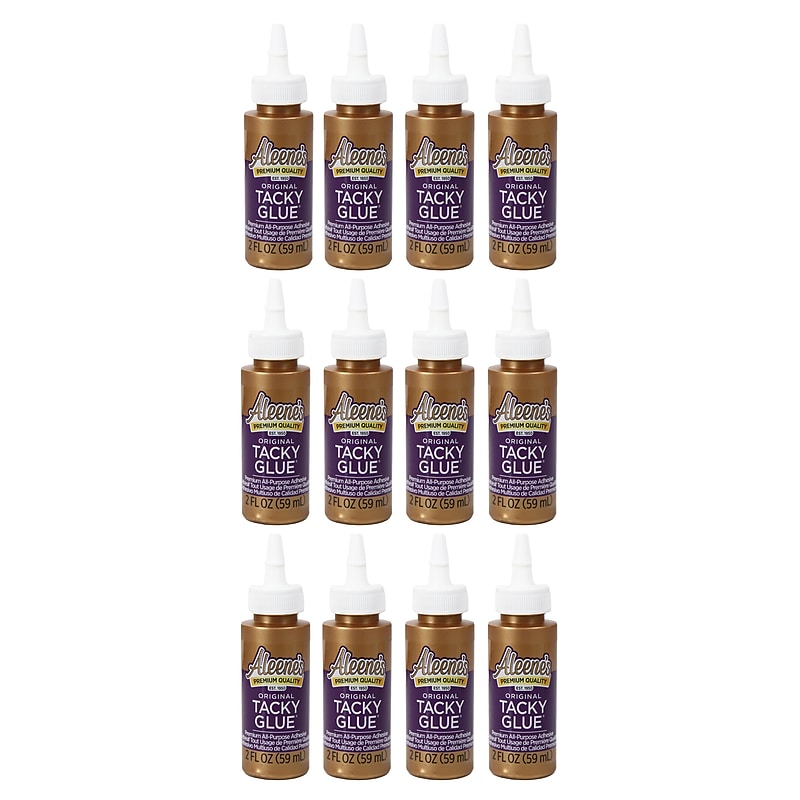 Aleene's Original Tacky Craft Glue, 2.12 oz., White, 12/Pack (16496-PK12) image 1