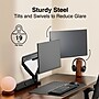 Staples TECH Adjustable Dual Arms, Up to 30" Monitor, Black (51729-CC)~#|#~CFD68B89-4BCF-4D81-9F134E2017493BFF_sc7