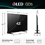 Hisense 43" Class QD6 Series QLED 4K Fire TV, Black (43QD6QF)~#|#~CFD74C1E-86F4-462C-80368EFCF58546E5_sc7