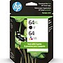 HP 64XL/64 Black High Yield and Tri-Color Standard Yield Ink Cartridges, 2/Pack (3YP23AN#140)~#|#~CFDD21E3-29E8-4C0C-8DDEF9487741D57E_sc7