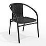 Flash Furniture Black Rattan Indoor-Outdoor Restaurant Stack Chair (TLH-037-BK-GG)~#|#~CFDDD888-F5ED-4A22-BC80188658ED47B0_sc7
