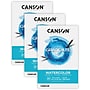 Canson Graduate 5.5" x 8.5" Watercolor Pad,  20 Sheets/Book, 3/Bundle (MCX525008010-3)~#|#~CFDF001E-D1B8-4A81-88BB6DEE16EABD87_sc7