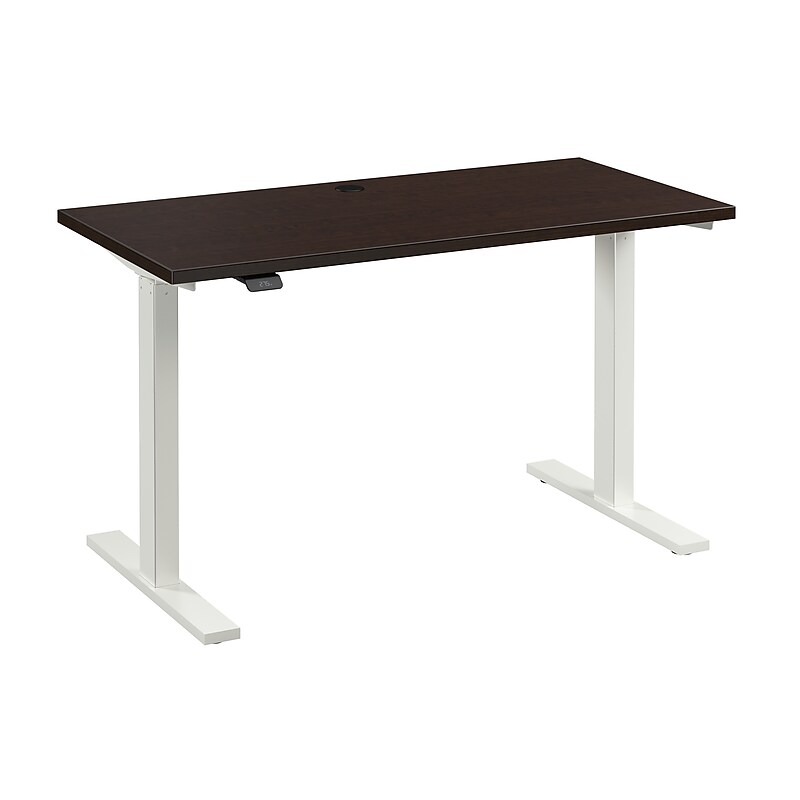Bush Business Furniture Move 60 Series 48"W Electric Adjustable Standing Desk, Mocha Cherry (M6S4824MRWK) image 1