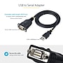 StarTech.com 3.3ft USB-A to Serial DB9 Cable, Male to Male, RS232 Printer/Switch/PLC, Black (1P3FP-USB-SERIAL)~#|#~CFE52CF9-957C-4C95-A35AE2CECA76C6A9_sc7