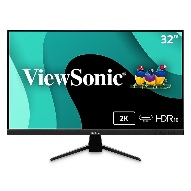ViewSonic 32" 75Hz LCD Monitor, Black (VX3267U-2K) image 1