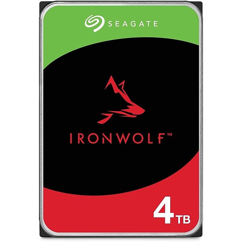 Seagate Ironwolf 4TB 3.5" SATA Internal Hard Drive (ST4000VN006) image 1