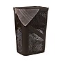 Mind Reader 15.85-Gallon Slim Laundry Hamper with Lid, Plastic, Brown (HBIN60-BRN)~#|#~CFEC5472-FD49-4435-8B15952D1089282E_sc7