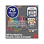 Crayola Sketch & Color Art Kit, Assorted Colors, 70 Pieces/Case (041050)~#|#~CFEFDAAE-853A-4E92-9144640523E26898_sc7