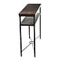 Storied Home Saratoga Rustic Solid Wood and Metal Console Table, Barn Door Grey (EC1096)~#|#~CFF2F032-5CC3-48CD-ADFD08E19C38D1CB_sc7