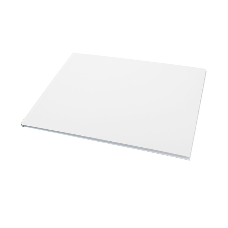Flipside 11" x 8.5" Hardcover Blank Book, 14 Sheets/Book, 24 Books/Carton (BK324) image 1