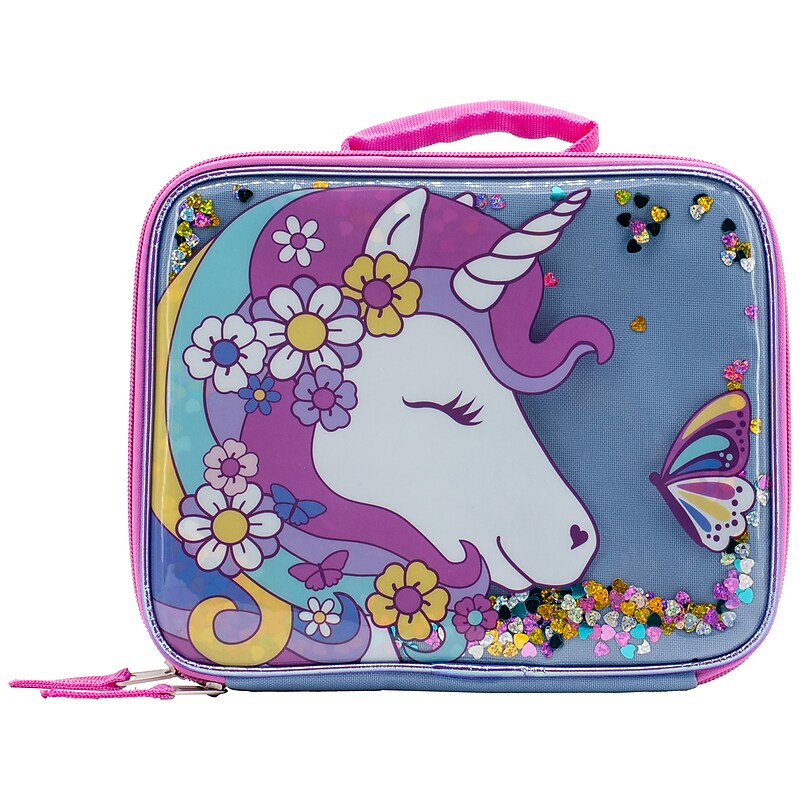 Accessory Innovations Kids' Unicorn Insulated Lunch Box, Multicolor (S24GC58095-ST) image 1