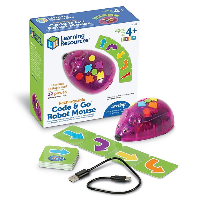 ＥＨ樂太郎です！！ Learning Resources Rechargeable Code & Go Robot Mouse (LER2873