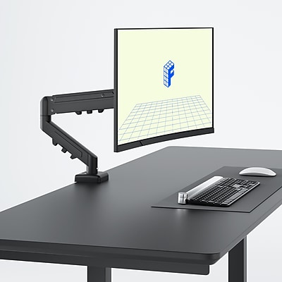 FlexiSpot MA1 Single Adjustable Arm, Up to 32″ Monitor, Black (MA1B-S-DP) Sansujyuku sansujyuku.com