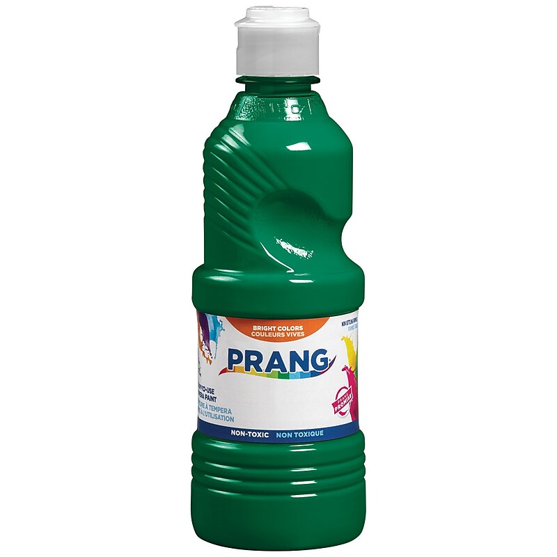 Prang Ready-to-Use Washable Tempera Paint, Green, 16 oz. (21604S) image 1