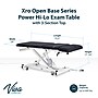 Viva Comfort XRO 3-Section Electric Height and Back Adjustable Exam Table, 600 lb Capacity, Black (ADI903-21-BLK-MK)~#|#~CFFC9590-A519-4D0D-80A51D8AB5E23699_sc7