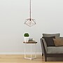 Lalia Home 1 Light 16" Metal Wire Paragon Hanging Ceiling LED Pendant Fixture, Rose Gold (LHP-3003-RG)~#|#~D004F5B5-6FA5-458A-BC8F6727D6EC9F46_sc7