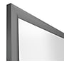 TRU RED™ Magnetic Porcelain Dry Erase Board, Gunmetal Frame, 6' x 4' (TR61187)~#|#~D00D16F8-B4EC-43AD-83332B3AA0427991_sc7