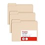 Staples 1/3‑Cut Left‑Tab File Folders, Letter Size, Manila, Durable Paper Stock, 100/Box~#|#~D00D504B-25DF-45E7-A6318F0CCE6C483F_sc7