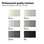 Winsor & Newton Promarker Dual-Tip Alcohol Based Marker, Neutral Tones, 6/Pack (WNX0290154)~#|#~D00F3344-7FB8-40B7-8E790D7ED6EB769F_sc7