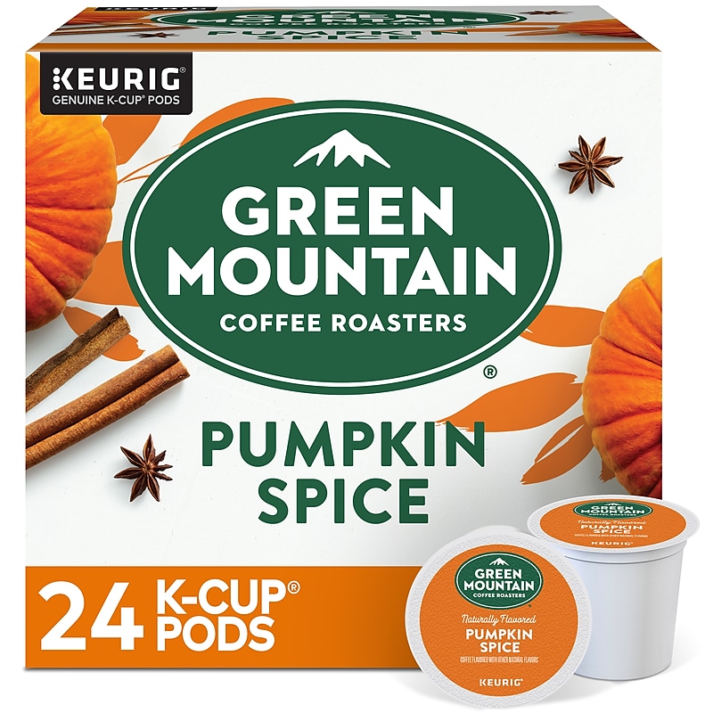 Green Mountain Pumpkin Spice Coffee Keurig® K-Cup® Pods, Light Roast, 24/Box (6758) image 1