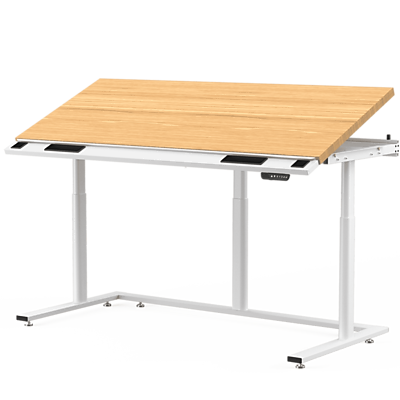 PowerLift Triad 72"W Electric Adjustable Drafting Table - Thumbnail 2