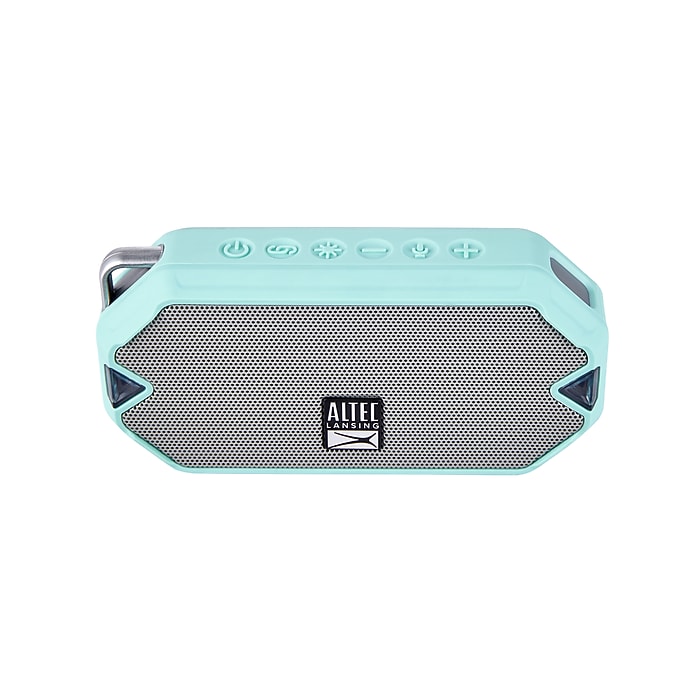 Altec Lansing HydraMini Everything-Proof Bluetooth Speaker, Mint