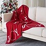Safavieh Holiday Collection 4'-2" x 5'-0" Joy To The World Throw, Red/White (HOL2009A-5060)~#|#~D01EBE48-56E7-4B41-8ADE1101A2A24347_sc7