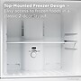 TCL Adjustable Shelves Refrigerator with Freezer, 10.1 Cu. Ft., White (TRT10T4AW)~#|#~D020072E-DB67-4217-A9A7AD258D8C338A_sc7