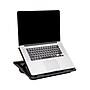 Mind Reader 11" x 14.75" Plastic Lap Desk with Cushion, Black (LTADJUST-BLK) ~#|#~D02883DC-8E32-4348-B04535D08204F3C3_sc7