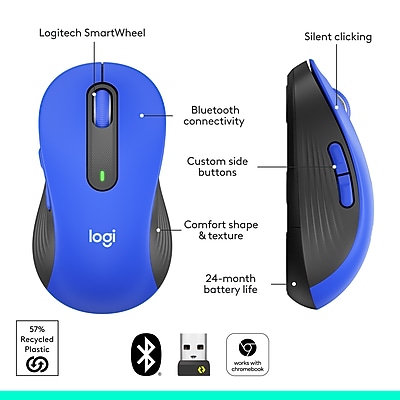 Logitech M650 L Signature Wireless Mouse - Thumbnail 5
