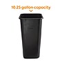Coastwide Professional Indoor Trash Can Without Lid, Black Soft Molded Plastic, 10.25 Gallon~#|#~D0320875-6186-4AD5-B2B386222B38E928_sc7