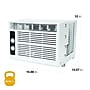 Whirlpool 115-Volt 5,000 BTU Window Air Conditioner, White (WHAW050EW)~#|#~D03440C5-796F-4C25-B20F605DFFD9D54A_sc7