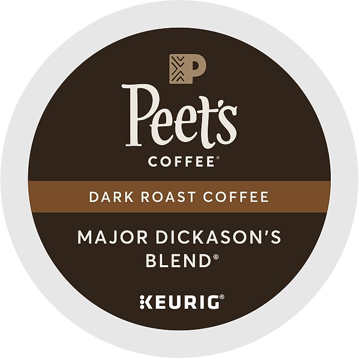 Peet's Coffee, Medium Roast K-Cup Pods, Café Domingo Flavor, 88 Count, Kosher