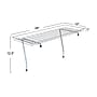 Household Essentials Laundry Sorter, Metal, Silver (HE1144)~#|#~D0379ACD-4207-40D7-B916CFDFD4B8BC34_sc7