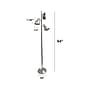 Creekwood Home Essentix 64" Brushed Nickel Floor Lamp with Cone Shades (CWF-3003-BN)~#|#~D03E683C-EA0A-407D-ADCAA7E98077BA87_sc7