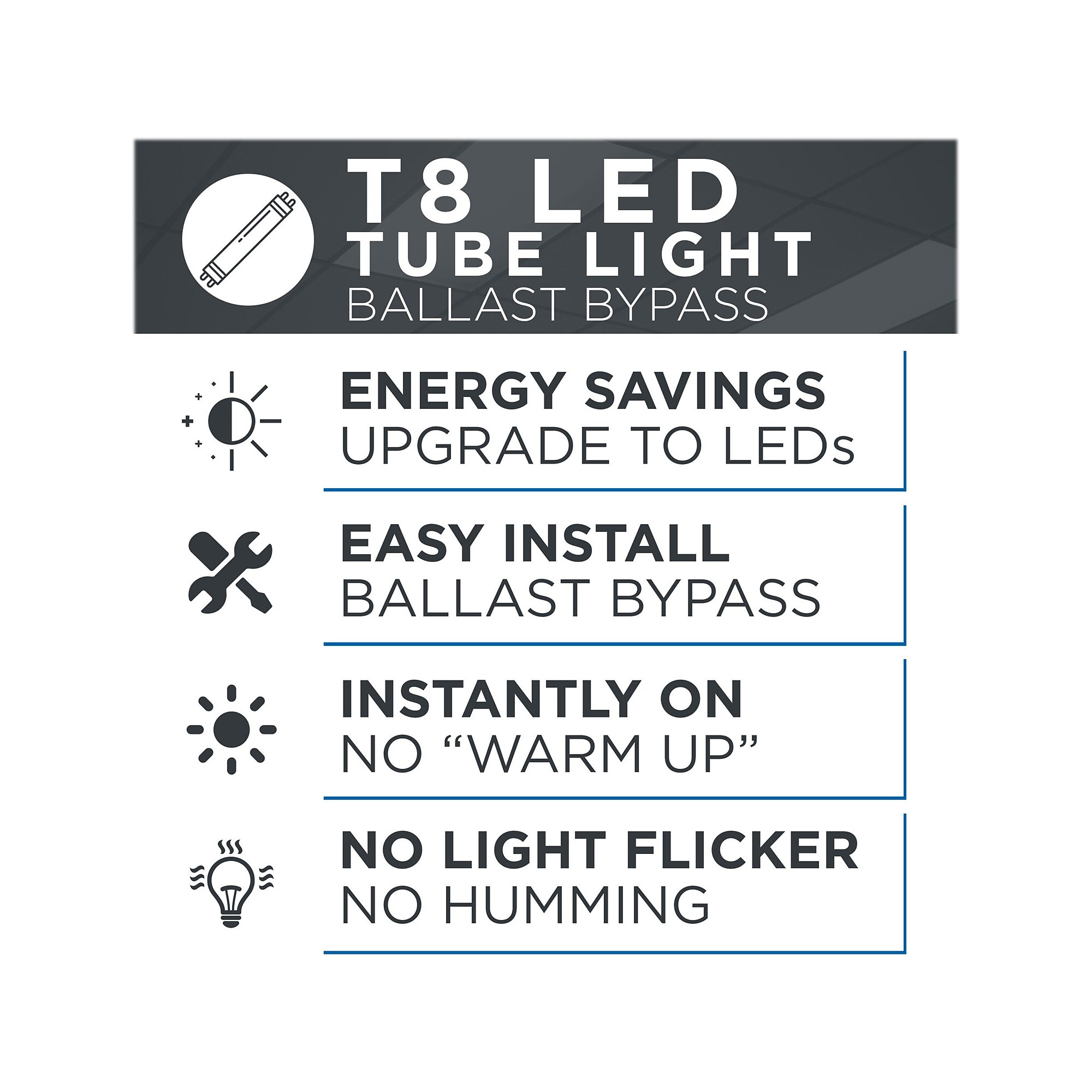 Viribright 18 Watts Daylight White LED Commercial Bulb, 10/Box (518919-10) Sansujyuku sansujyuku.com
