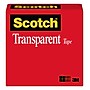 Scotch Transparent Clear Tape Refill, 1" x 72 yds., 3" Core, Clear (600-12592)~#|#~D046D923-CD22-43FD-BA7F29F259487430_sc7