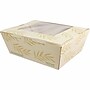 World Centric No Tree 46 oz. Paper Carryout Container, Rectangle, Natural, 200/Carton (WORTONT8W)~#|#~D05022A6-721C-48E1-B62D6F3EAB6E5FC4_sc7