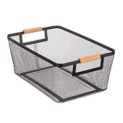 mDesign Steel Organizer, Matte Black (24357W) | Staples