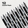 uniball 207 Retractable Gel Pens, Micro Point, 0.5mm, Black Ink, Dozen (61255)~#|#~D0574AD8-D721-4AB2-9A70EDFC274E5F34_sc7