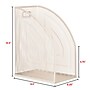 Staples Metal Mesh File Organizer, Warm White (ST63834)~#|#~D05B39B8-199E-46EA-AE50C3A1EA817AA7_sc7