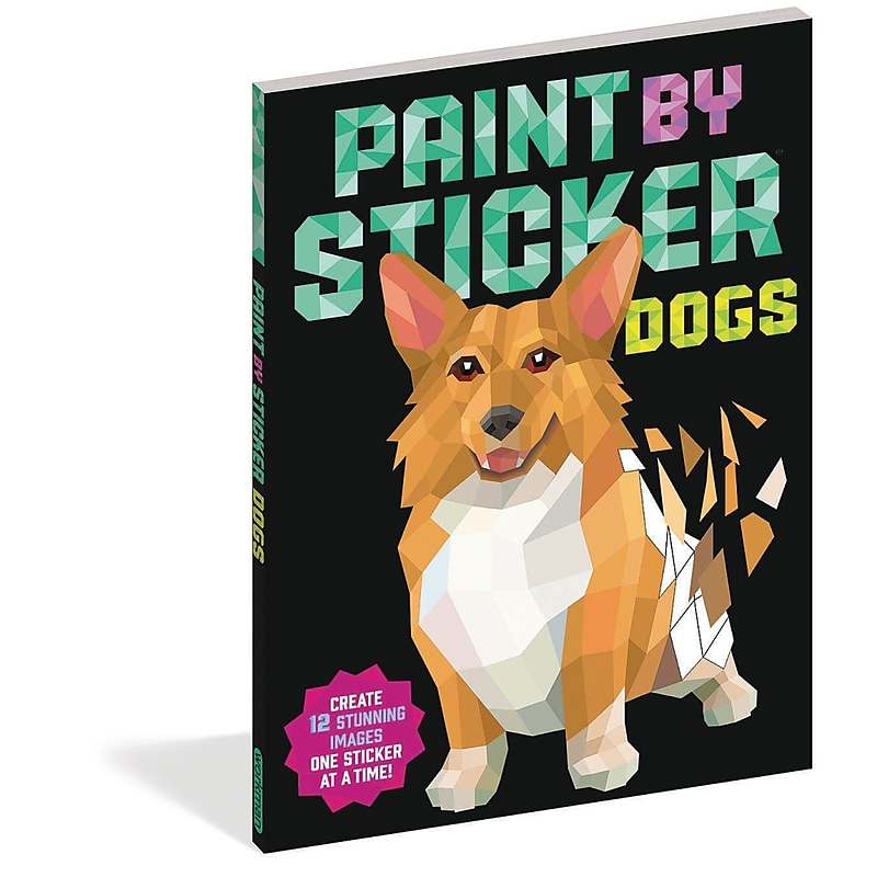 Workman Paint by Sticker Dogs Activity Book (PS1466) image 1