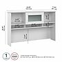 Bush Furniture Cabot 60"W Desktop Hutch, White (WC31931)~#|#~D05C9BD4-BE30-43E8-BAD6841C934CA69E_sc7