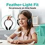 VentureX K22 Stereo Kids Learning Phone & Computer Headphone, 3.5mm & USB-A Adapter, Black, 50/Pack (VHPK22BD2M50)~#|#~D06A18E7-FB10-403B-8CF31FE43F084AAA_sc7