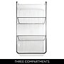 iDESIGN Large Stackable Plastic Storage Bin With Divider, Clear, 3/Pack (28414M4)~#|#~D06B5CB7-A42E-4EC0-8D2F6462683CA8D6_sc7