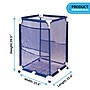 Pool Bins Pool Storage Mesh Rolling Organizer, 13.8-cu. ft., Blue (PBFT-1513)~#|#~D06DC99C-E7D4-4967-BEBFD803CB482B7F_sc7