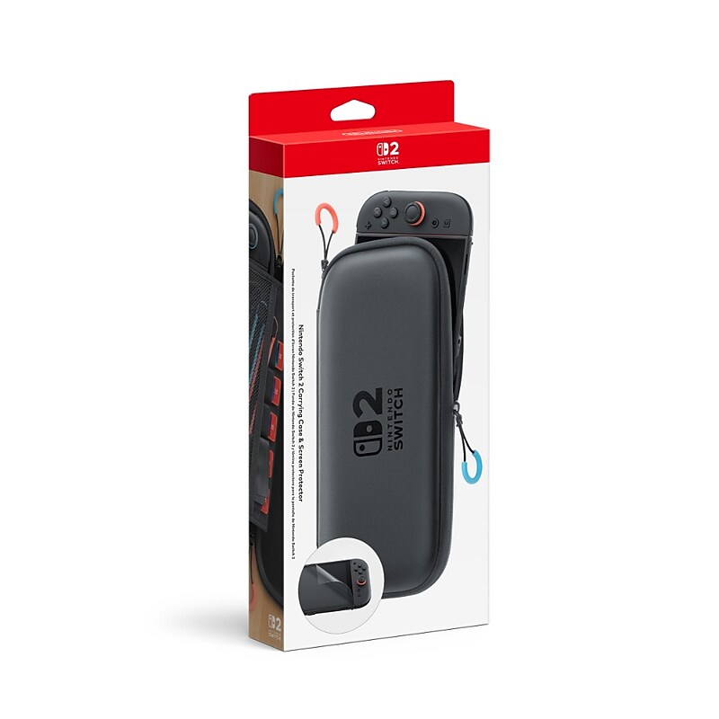 Nintendo Switch 2 Carrying Case & Screen Protector, Black (BEEAPSSAA) image 1
