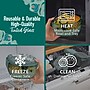 Bentgo Glass All-in-One Salad Container, 5-Compartment, Sea, 61 oz. (BGLSLPT-FLSE)~#|#~D0718D7C-006D-4500-83C10A8C0007387E_sc7