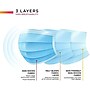 Aurelia 2110 Disposable Surgical Face Mask, One Size, Blue, 50 Masks/Box, 10/Box~#|#~D0749631-F6B0-438E-A52B3B80E19A4FC3_sc7