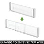 iDESIGN Deep Drawer Dividers, Clear, 8/Set (27831M8)~#|#~D07B5056-5912-4B29-9F451E3AEEC3C908_sc7
